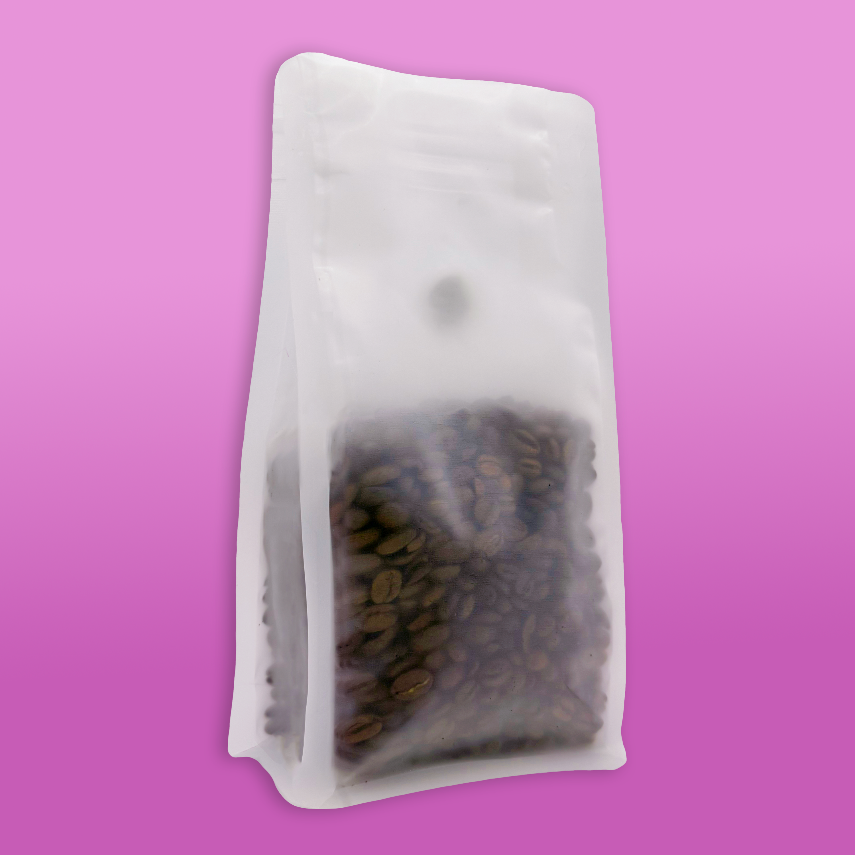 Frosted Transparent 10oz Flat Bottom Bag - Case